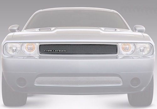 T-Rex Chrome Sport Main Mesh Grille Overlay 08-14 Challenger - Click Image to Close